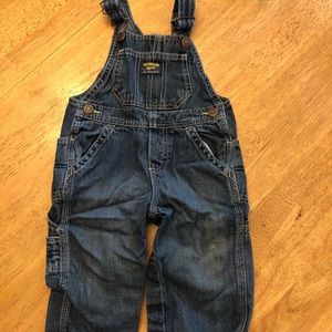 Boys Oshkosh overalls size 18 months.